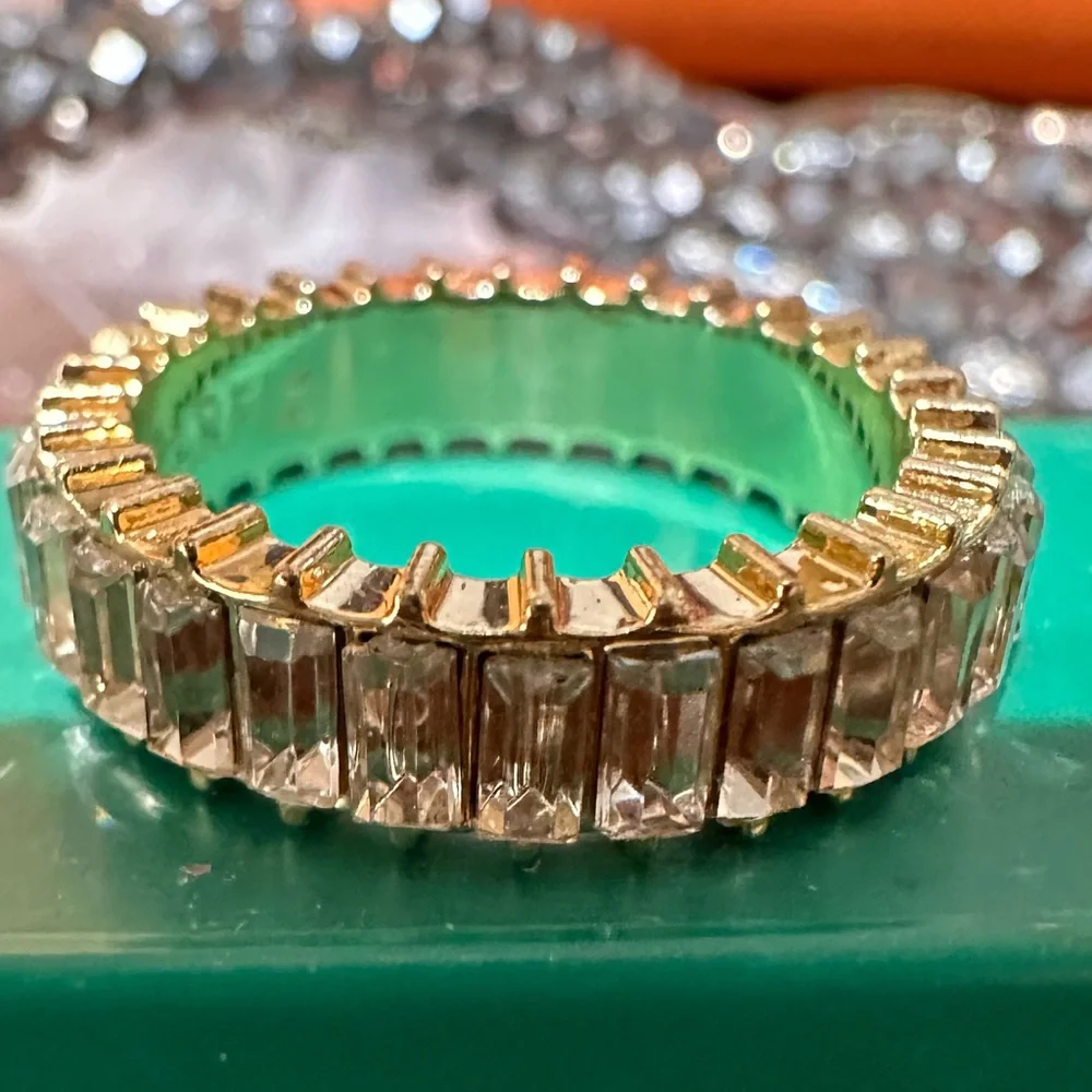 Sugarfix by BaubleBar Baguette Infinity Ring, Size 8.5